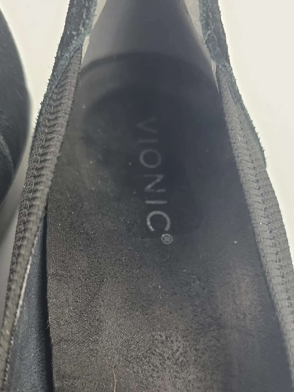 Vionic Jacey Black Slip-on Wedge Women's Shoes Size 9.5